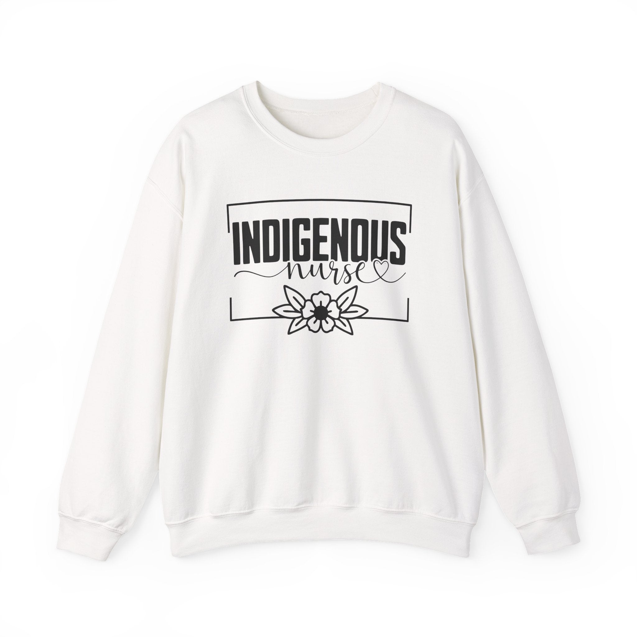 Indigenous Nurse Crewneck Sweatshirt - Cozy & Empowering Apparel for Healthcare Professionals