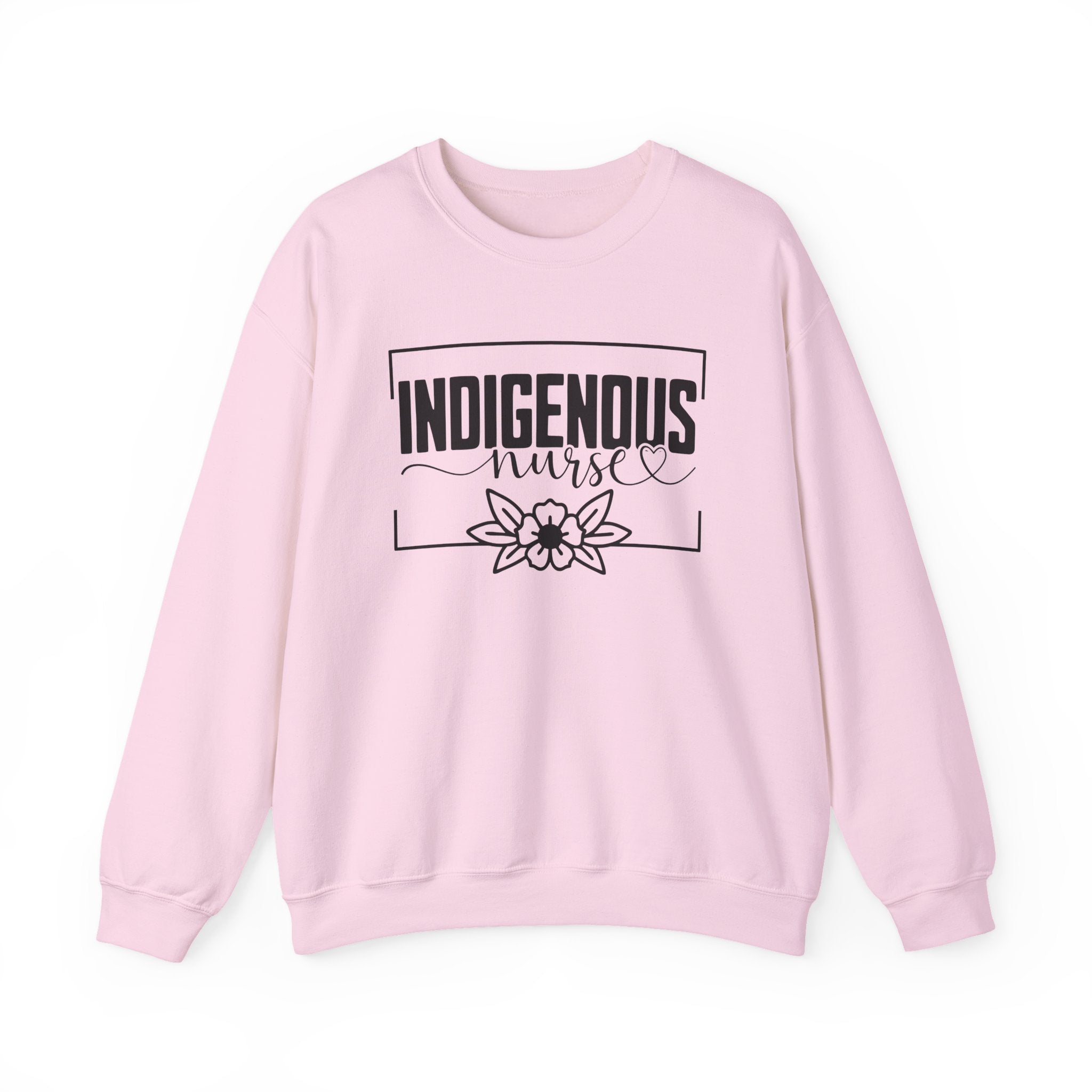 Indigenous Nurse Crewneck Sweatshirt - Cozy & Empowering Apparel for Healthcare Professionals