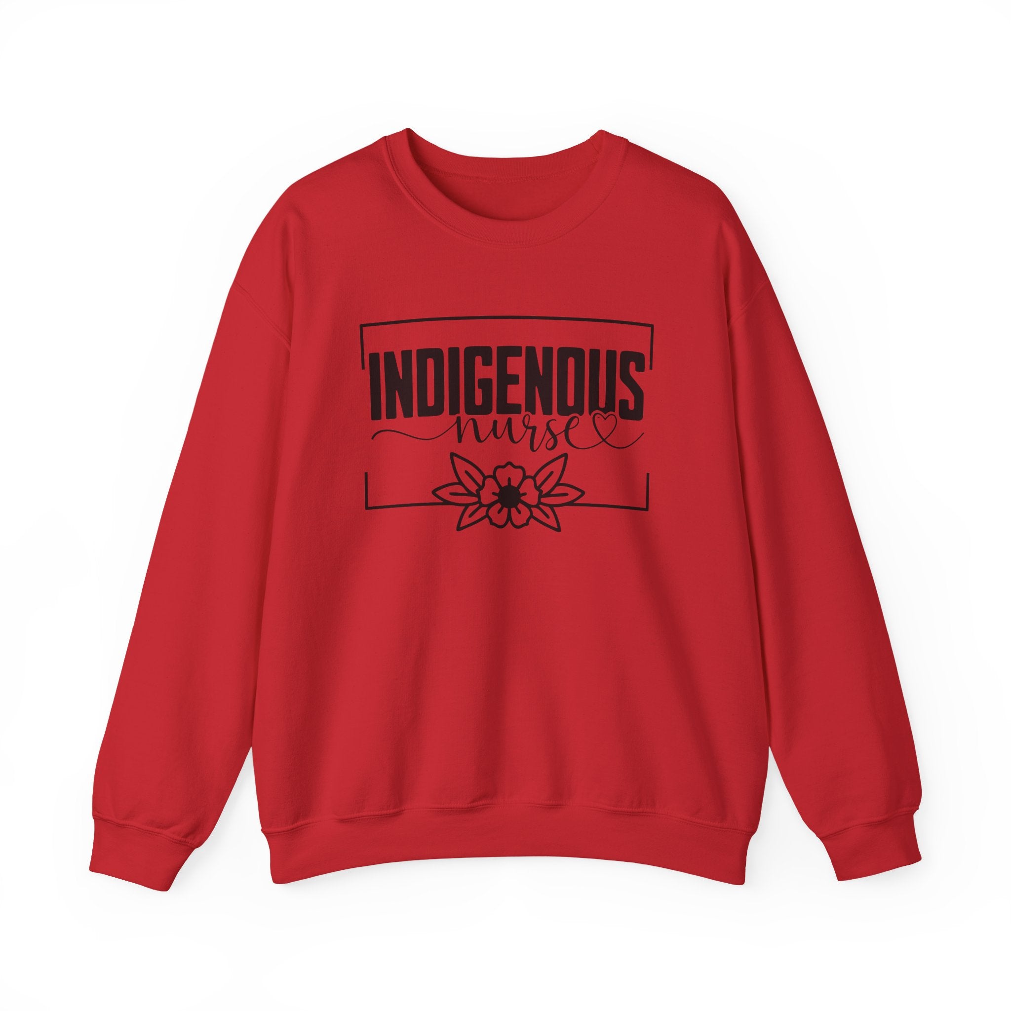 Indigenous Nurse Crewneck Sweatshirt - Cozy & Empowering Apparel for Healthcare Professionals