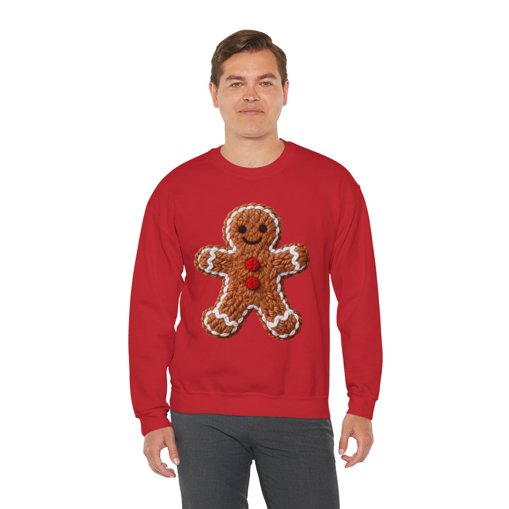 Gingerbread Man Holiday Crewneck Sweatshirt