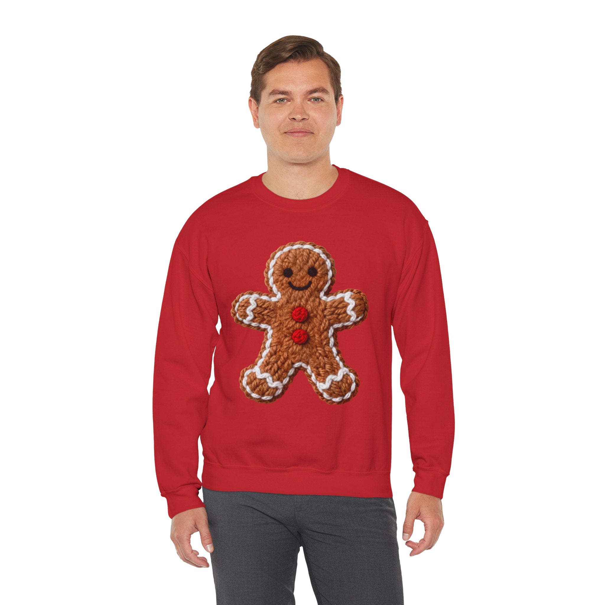 Gingerbread Man Holiday Crewneck Sweatshirt