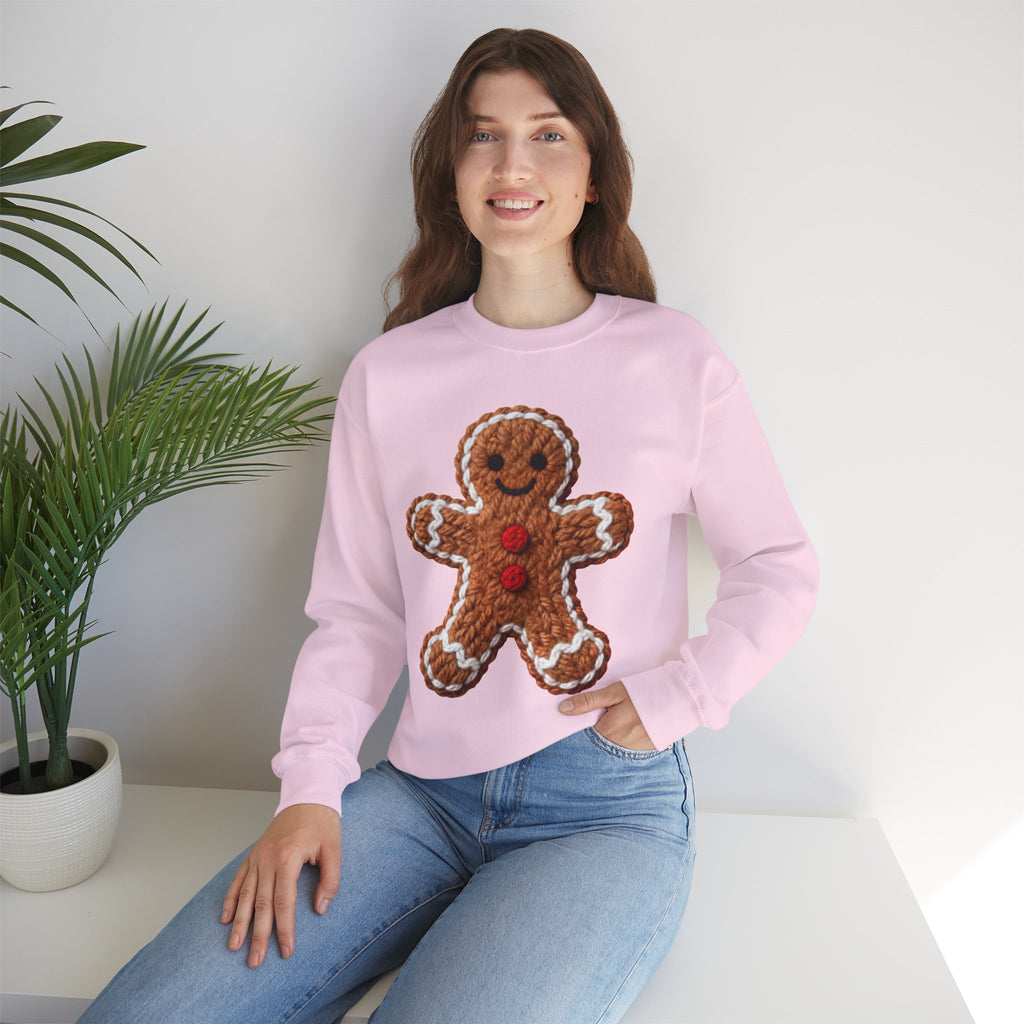 Gingerbread Man Holiday Crewneck Sweatshirt