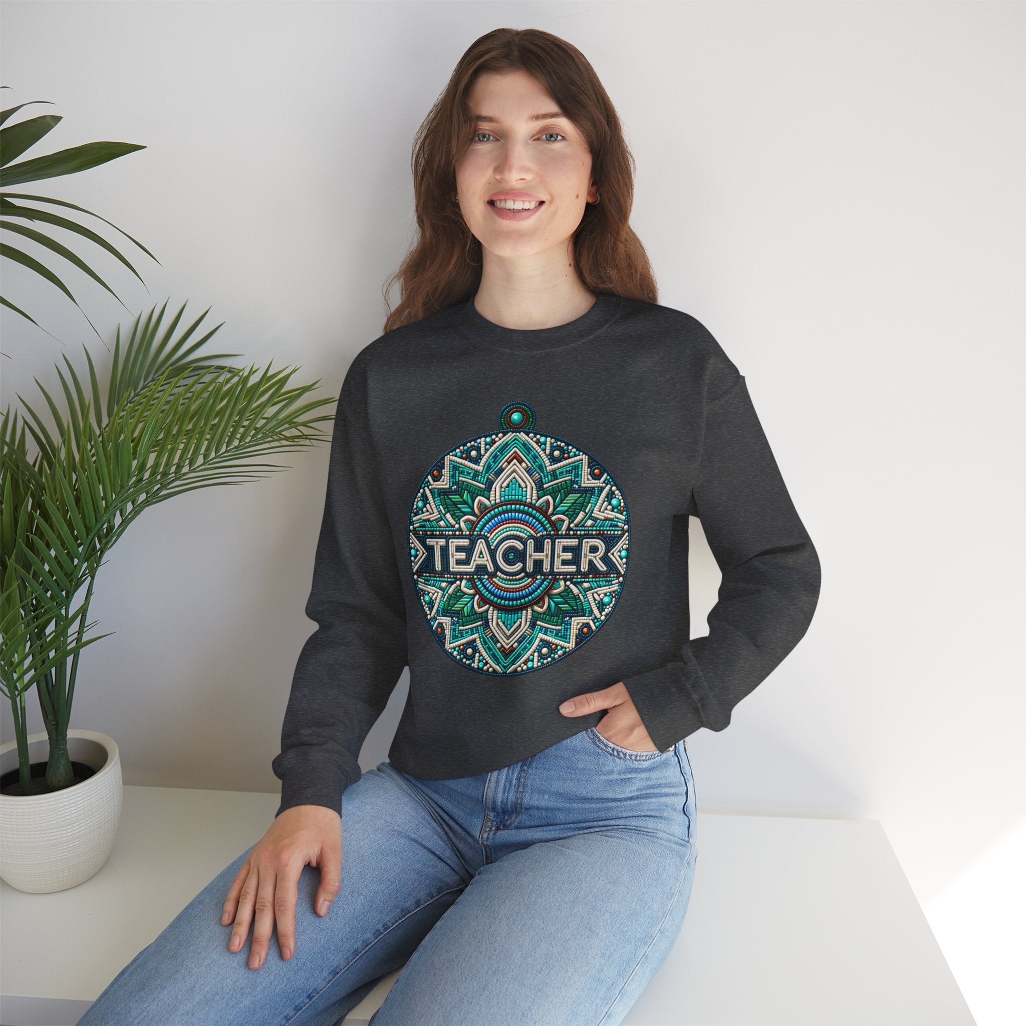 Teacher Mandala Sweatshirt - Cozy Gift for Educators