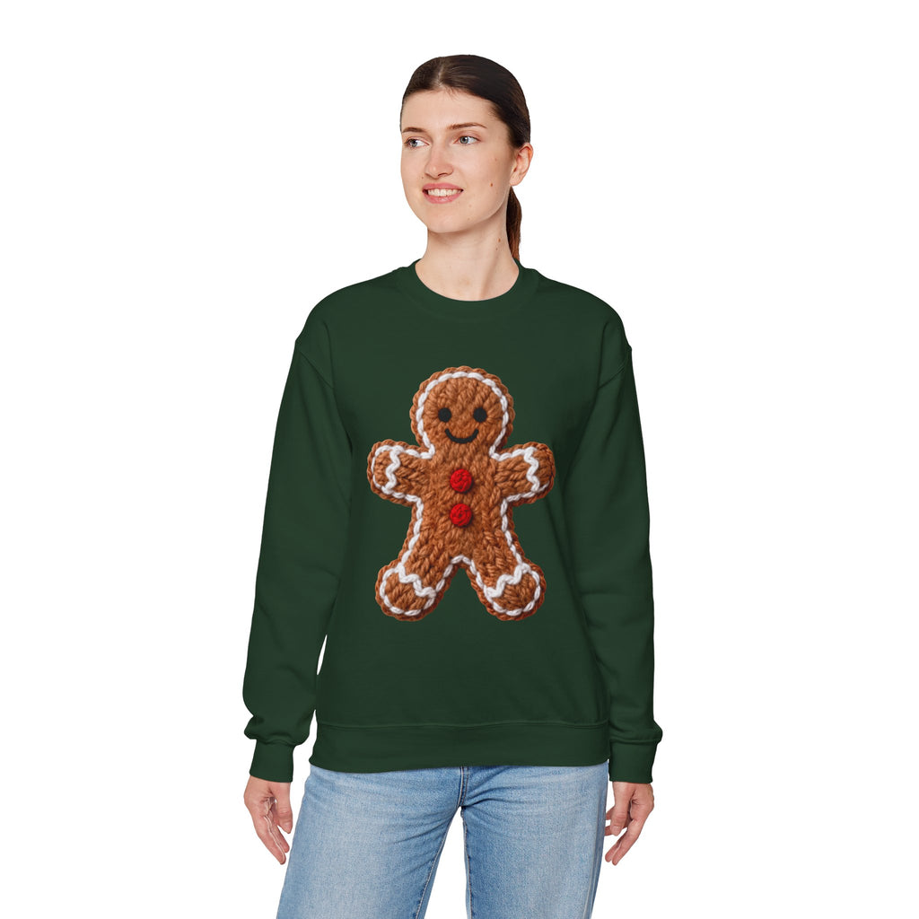 Gingerbread Man Holiday Crewneck Sweatshirt