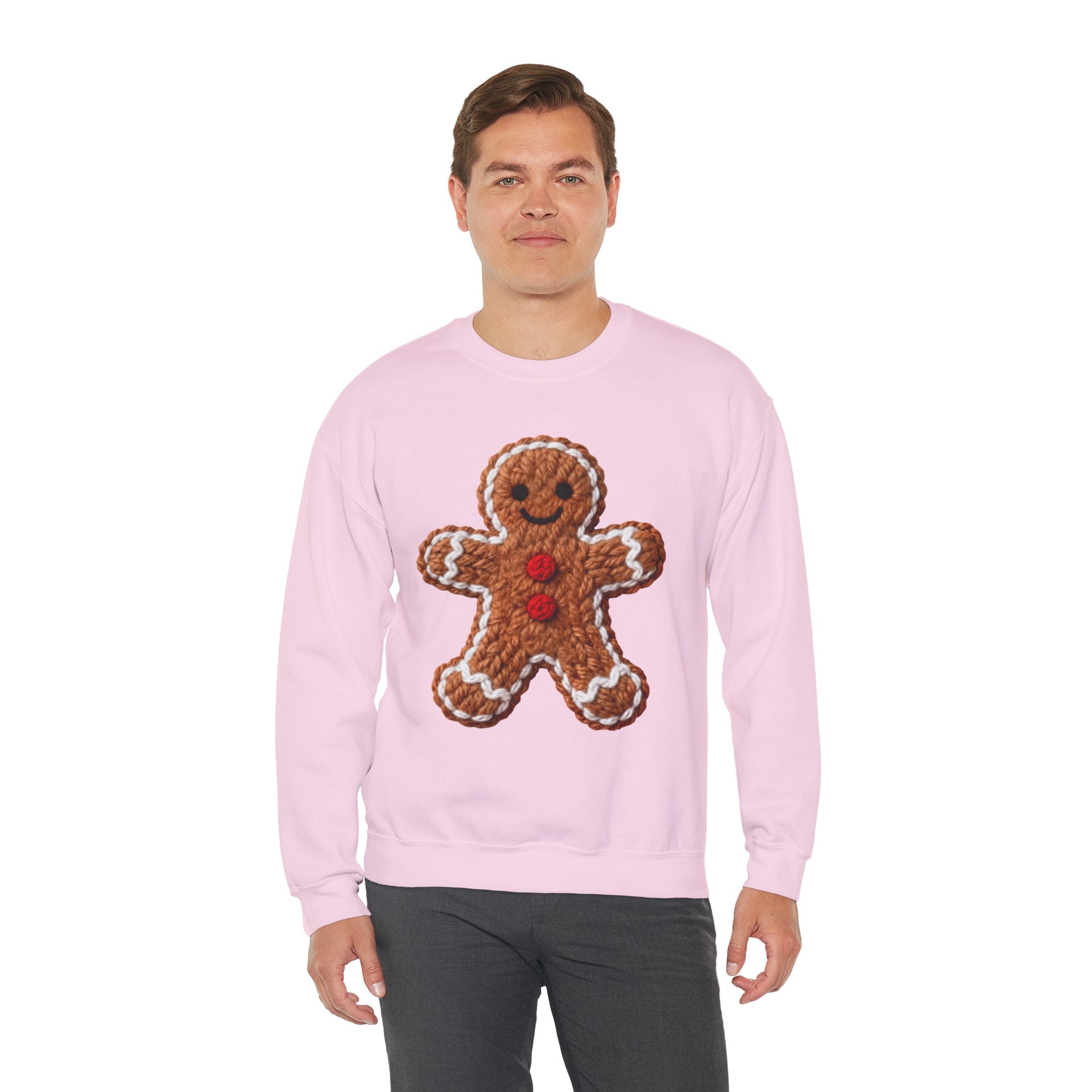 Gingerbread Man Holiday Crewneck Sweatshirt