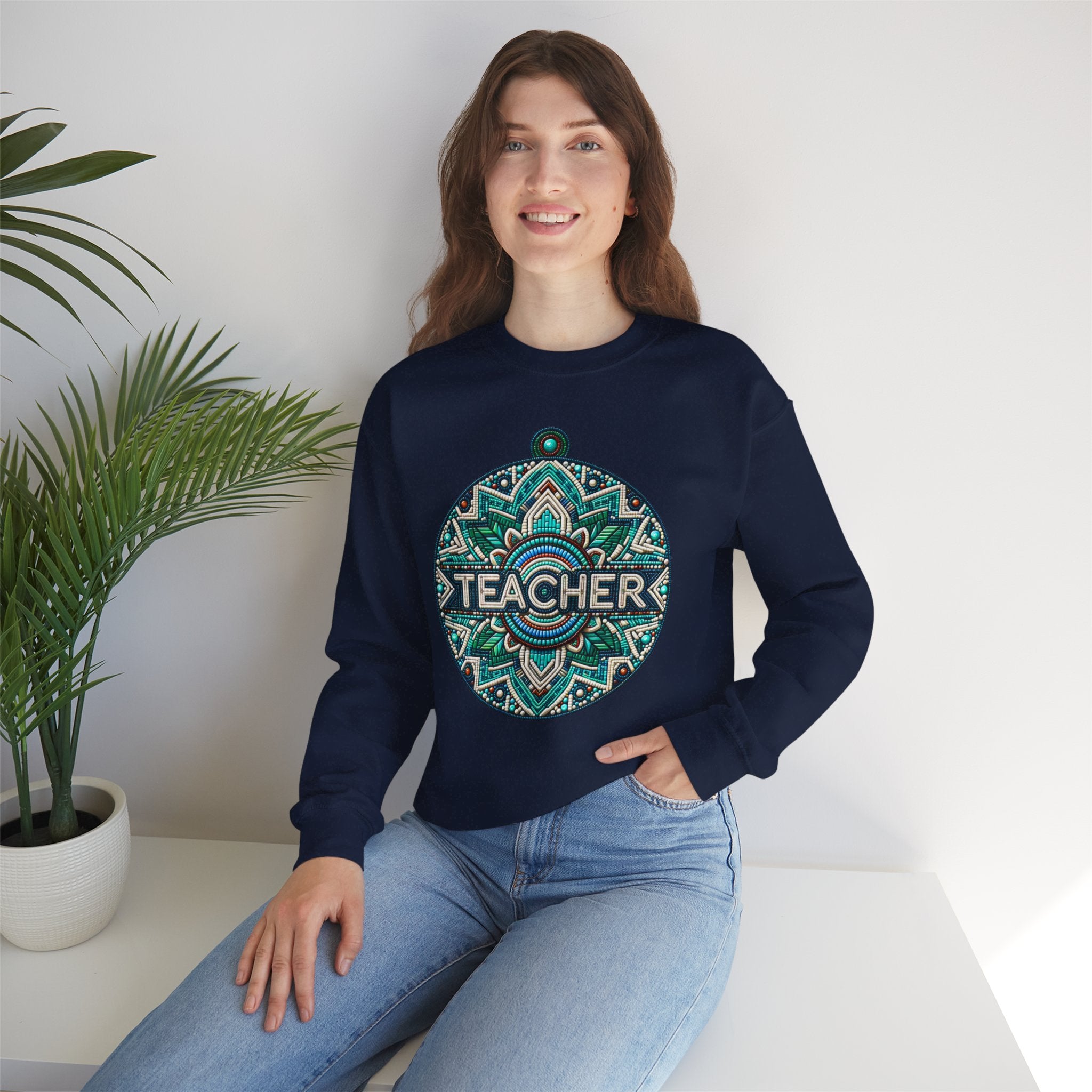 Teacher Mandala Sweatshirt - Cozy Gift for Educators