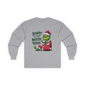 Moody Grinch Long Sleeve Tee - Unisex Humor Holiday T-Shirt